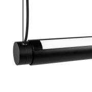 HAY Factor Linear LED hanglamp diffused, zwart