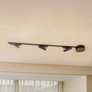 Railsysteem 48V Lumaro, 3 LED-strips, zwart, CCT