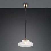 Hanglamp Abella, helder, Ø 35 cm, glas, E27
