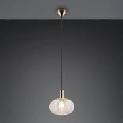 Hanglamp Elvezia, helder, Ø 26 cm, glas, E27