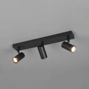 Spot Taryn, matzwart, lengte 45 cm, 3-lamps, mini-GU10