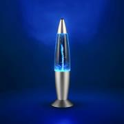 LED tafellamp Holly, titaniumkleurig, hoogte 35 cm, RGB, USB