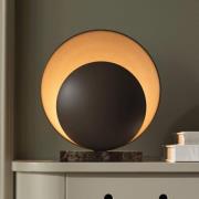 Globen Lighting tafellamp ORBIT, bruin Hoogte 32 cm Marmeren voet
