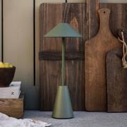 Globen Lighting Accu-buitenlamp Cannes, groen, IP54