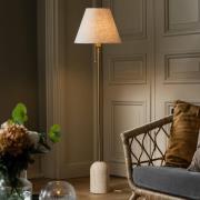 Globen Lighting vloerlamp Gino, voet travertin, beige, 145 cm