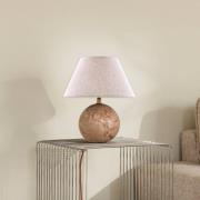 Globen Lighting tafellamp Castello, roze/beige, hoogte 28 cm