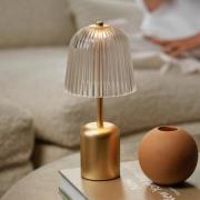 Nuura LED tafellamp Asteea, messingkleurig, hoogte 27 cm