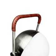 Dyberg Larsen LED-batterijlamp Mova, bordeauxrood, IP44