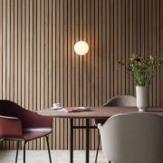 Audo LED plafondlamp TR Bulb, messing/wit, dimbaar