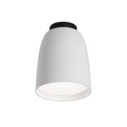 Bover LED buiten plafondlamp Moer, wit, aluminium/staal, Ø 10 cm