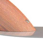 LED bureaulamp Swingo met hout, grijs