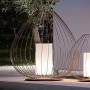 Karman Cell - vloerlamp met kooi, Ø84cm, brons