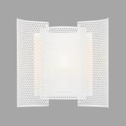 Northern Butterfly perforated wandlamp, wit