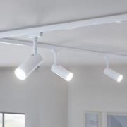 Paulmann URail Tubo Spot, 3-traps dimbaar, 4.000K, signaalwit