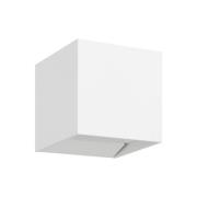 LED buiten wandlamp Calpino 3, wit, breedte 10 cm, 2-lamps.