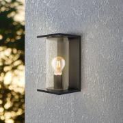 Buitenwandlamp Cascinetta, breedte 17 cm, zwart, metaal