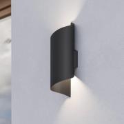 Montarello LED buiten wandlamp, zwart, hoogte 27 cm, metaal