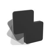 LED buiten wandlamp Pedersano, zwart, lengte 14 cm, metaal