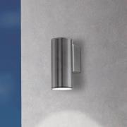 Wandlamp Riga, antraciet, hoogte 15 cm, metaal