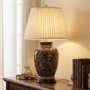 Morris tafellamp met porseleinen voet