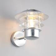 Buitenwandlamp Ruvuuma zinkkleurig Ø 22 cm naar boven gericht