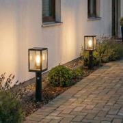 Lindby LED tuinpadverlichting Relto, sensor, grondpen, 50 cm