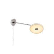 UMAGE LED wandlamp Asteria Long, wit, staal, stekker