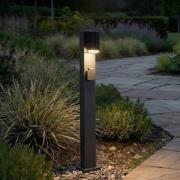 Lindby Enerio-tuinpadverlichting, zwart, stopcontact, 80 cm, GU10