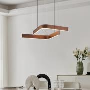 LED hanglamp Folcino-Z, bronskleurig, 64 cm, CCT