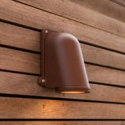 Buitenwandlamp ANCOR, bruin, hoogte 15 cm, metaal, GU10 IP54