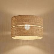 Hanglamp Calma, 1-lamp, beige, raffia, Ø 50 cm, E27
