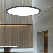 LED hanglamp Grande, zwart, Ø 60 cm, metaal, CCT