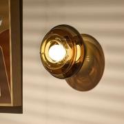 MARKET SET wandlamp Sunset Ø 28 cm, amber, glas, E27