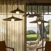 MARKET SET Hanglamp Sonia Laudet, kaki, 5-lamps, E27