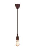 Elmark Sailor - hanglamp 1L - Ø 5 x 8 cm - bruin
