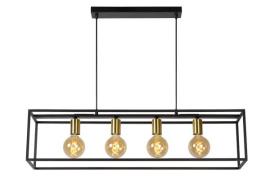 Lucide Ruben - hanglamp - 92 x 22 x 152 cm - zwart