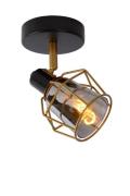 Lucide Nila - opbouwspot - 10,5 x 16 x 12 cm - zwart