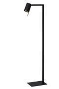 Lucide Lesley - staanlamp - 128cm - zwart