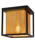 Lucide Sansa - plafondverlichting - Ø 20 x 21 cm - zwart
