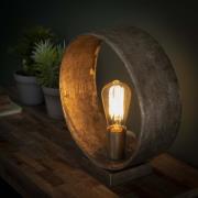 Vico Loop - tafellamp - 30 x 11 x 32 cm - antiek nikkel