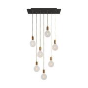 Creative Cables - hanglamp 7L - 67,5 x 130 cm - zwart