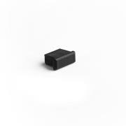 KLUS MICRO ALU - eindkapje - zwart