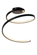 Lucide Maxence - Ø 46 x 35 cm - 24W LED incl. - 3 stappen dimbaar - zw...