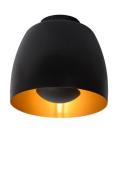 Lucide Nolan - plafondverlichting - Ø24 x 21,7 cm - zwart