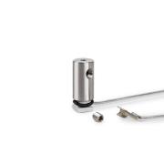 Klus FI-8-LIN-ZMZ - geleidend bevestigingspunt - zilver