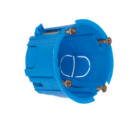 Elmark console box voor holle wand - Ø 6,5 x 5 cm - blauw