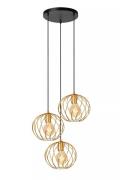 Lucide Danza -  hanglamp - Ø 50 cm x 165 cm - goud