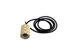 Artdelight pendel zonder plafondplaat - Ø 4,7 x 157,5 cm - mat goud me...