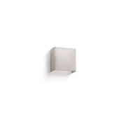 Faro Otton square - wandlamp - 10,8 x 20 x 20,5 cm - lichte jute