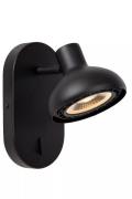 Lucide Sensas - wand verlichting - 16,5 x 12,1 x 20 cm - zwart